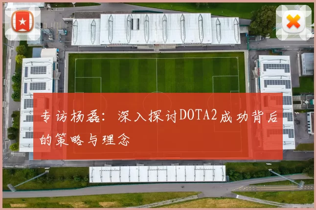 专访杨磊：深入探讨DOTA2成功背后的策略与理念