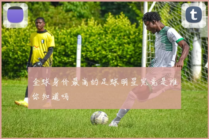 全球身价最高的足球明星究竟是谁你知道吗