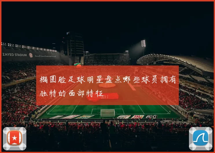 椭圆脸足球明星盘点哪些球员拥有独特的面部特征
