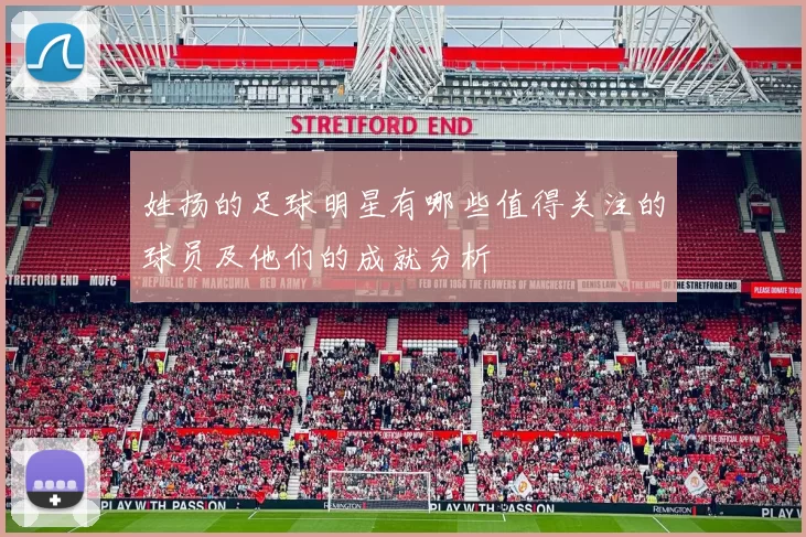姓扬的足球明星有哪些值得关注的球员及他们的成就分析